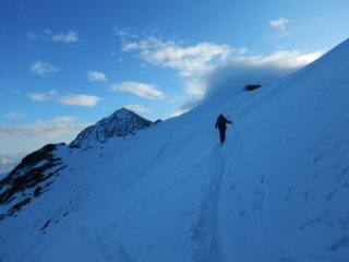 in arrivo al colle