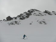 discesa su neve polverosa