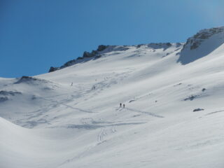 parte alta del percorso
