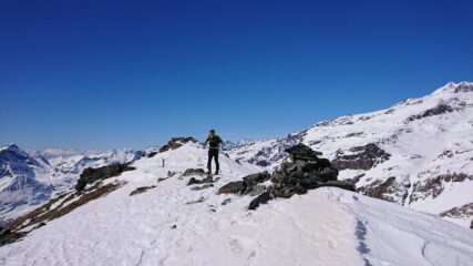 In vetta al Corno del Camoscio