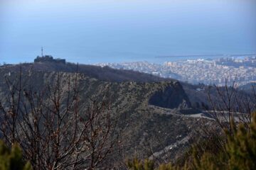 Forte Richelieu e Genova dal monte Poggiasco