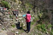 L'inizio del sentiero di rientro