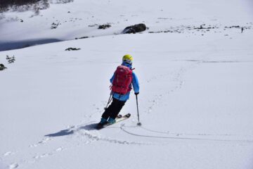 Firn stupendo in discesa (purtroppo breve!)