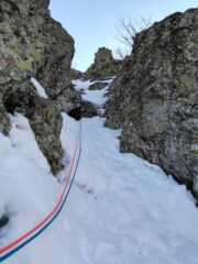 terzo tiro, passo del masso incastrato