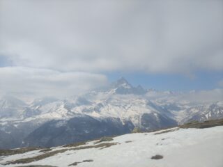 Fugace scorcio sul Monviso