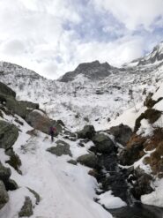 strettoia prima del bivio per il lago Paschiet