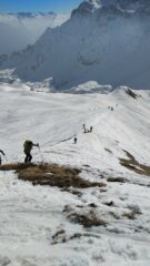 salita verso la cima 