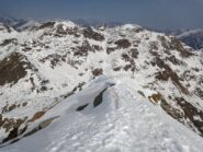 Tratto finale Cima - dietro Monte Rosso  e Camino