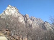 Placche gialle e sperone Rivero dal rifugio Melano-casa Canada.