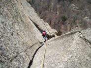 In azione nel diedro.