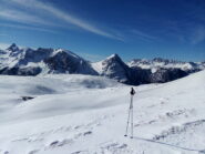 Dal col Saurel, il versante francese.