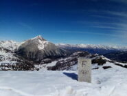 Dalla cima, il panorama verso lo Chaberton.