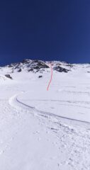 La traccia di discesa