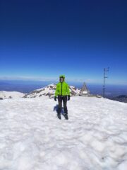 In punta, sullo sfondo il Mondolè 