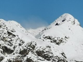 Il Monte Rosa fa capolino
