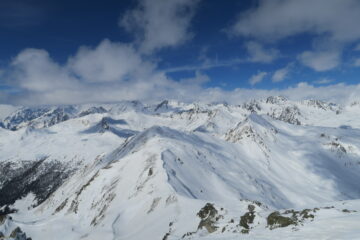 vista dalla cima verso il Flassin