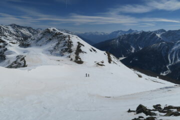 poco sotto l'arrivo delle piste