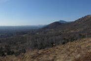 Bel panorama salendo sulla sterrata