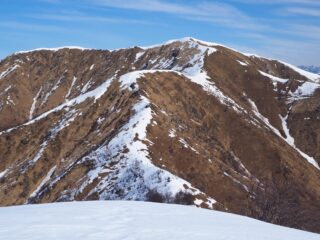 Il MOnte Croce visto dal Monte Ostano.