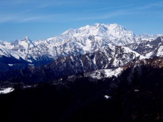 Il Monte Rosa dal Monte Ostano.