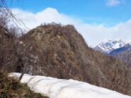 La Cima di Grignano da poco sotto la Cima di Vaso.