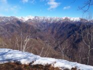 Panorama verso il M.te Capio dalla Cima di Vaso.