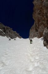 Canalone per Forcella Grande