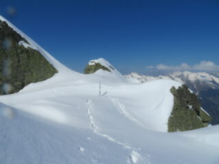 Alla base delle due cime dell’Orientale