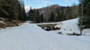 il ponte sul Rio Giairetto dove si inizia a seguire la pista forestale