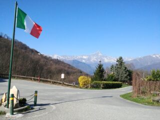 Panorama dal parcheggio