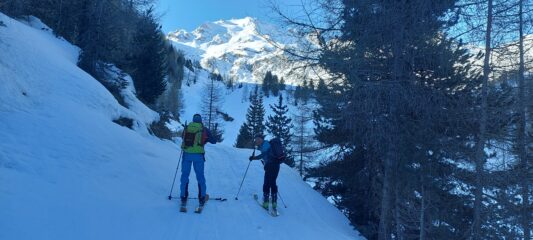 tano e fulvio e la cima piazzi sullo sfondo