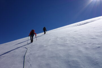 arrivando al Colle del Tournelon Blanc