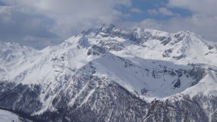 Pic de Rochebrune coperto dalle nuvole