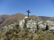 Monte Scarcella , a metà della cresta