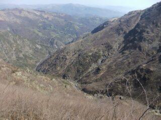 Il selvaggio vallone di discesa