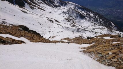 Discesa dal colle di Vioù