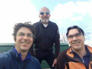 Selfie di gruppo sul panchinone