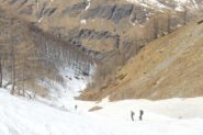 ultimo tratto del vallone, prima di imboccare la strada