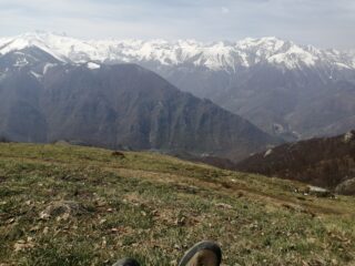 Gran panorama per il pranzo