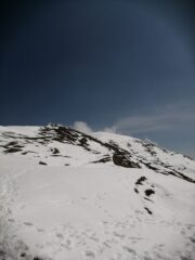 dal colle intersile verso la cima