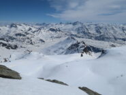 Vista dalla vetta verso Montespluga