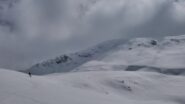 discesa sotto la cima del Mongioie