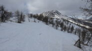 il Monte Bertrand visto dalla cresta spartiacque Tanaro - Roya