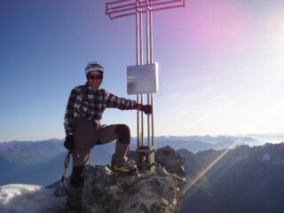 in cima all'Ortles..