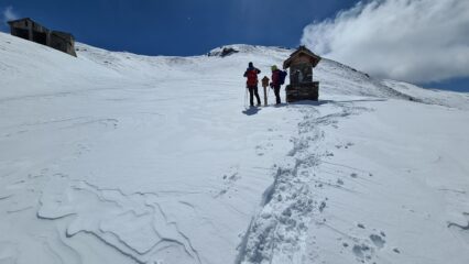 la conca terminale posta sotto la cima