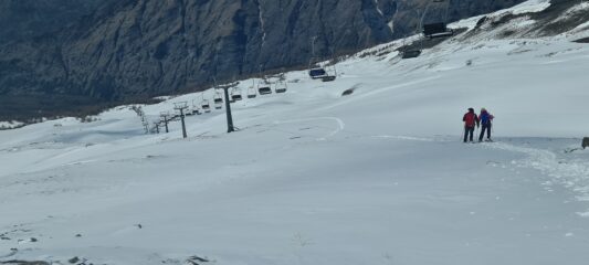 in discesa verso i Bacini Frejusia