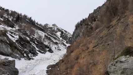Attraversamento del Rio Pelvo all'inizio della gorgia