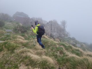 Scendendo dal sentiero D18