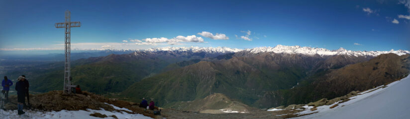 panorama dalla croce nord