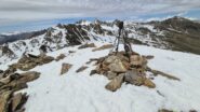 l'ampia cima della Rocca Negra